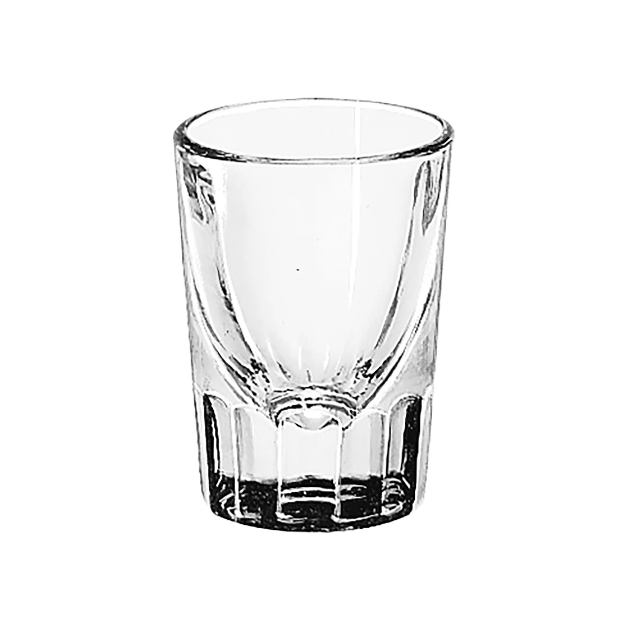 Shots & Shooters Beverage Glass 2 FLOZ Glass Clear Fluted 48/Case