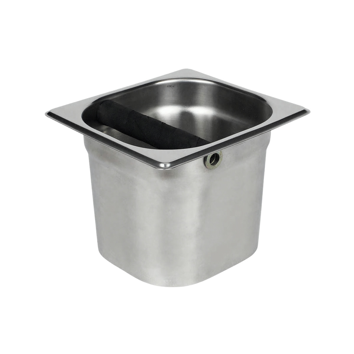 Coffee Knock Box 1/6 Size 7X6X5 IN Stainless Steel Square 1/Each