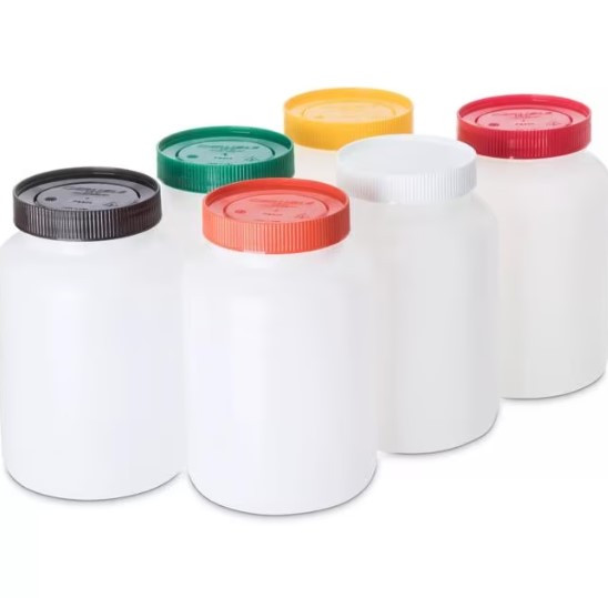 Carlisle Foodservice Products® Backup Mix Bottle 2 QT PE Assorted 6/Case