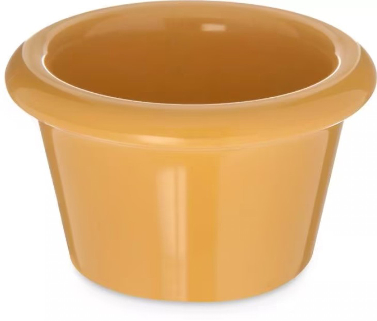 Carlisle Foodservice Products® Ramekin 1.5 OZ Melamine Honey Yellow Smooth 48/Case