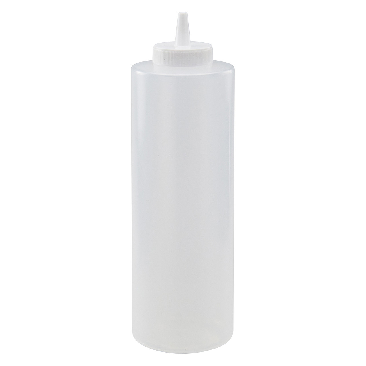 Squeeze Bottle 24 OZ Plastic Clear 12/Dozen