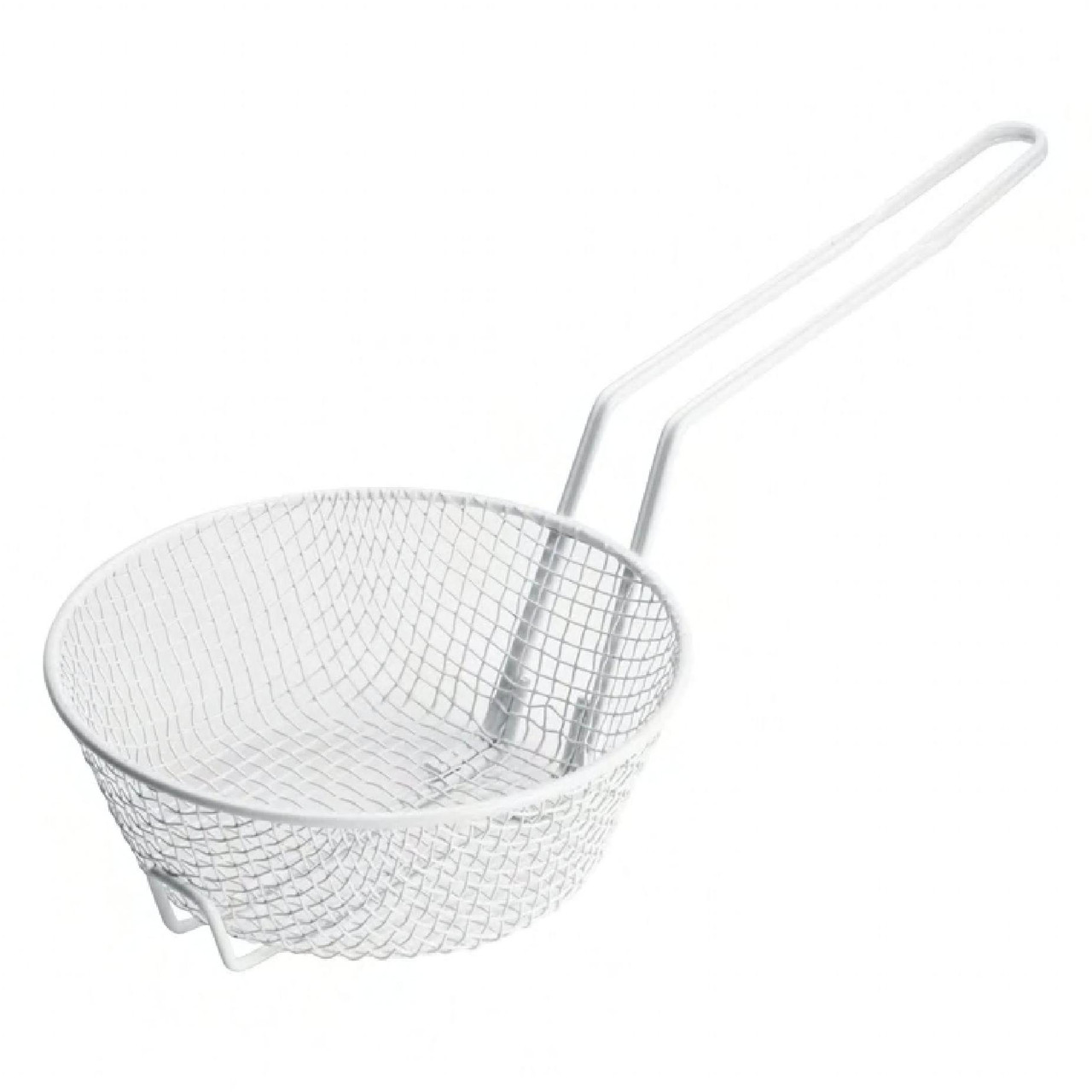 Breading Basket Metal Wire White Medium Mesh Non-Stick 1/Each