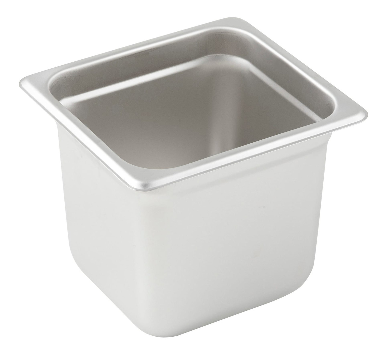Steam Table Pan 1/6 Size 6 IN 18/8 Stainless Steel 1/Each