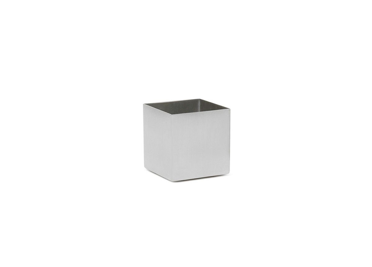 Canvas® Sugar Packet Holder 2.25X2.5 IN 7 OZ Stainless Steel Square Caddy 6/Case