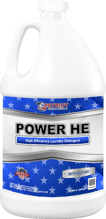 Patriot® Power HE Laundry Detergent 1 GAL High-Efficiency 4/Case