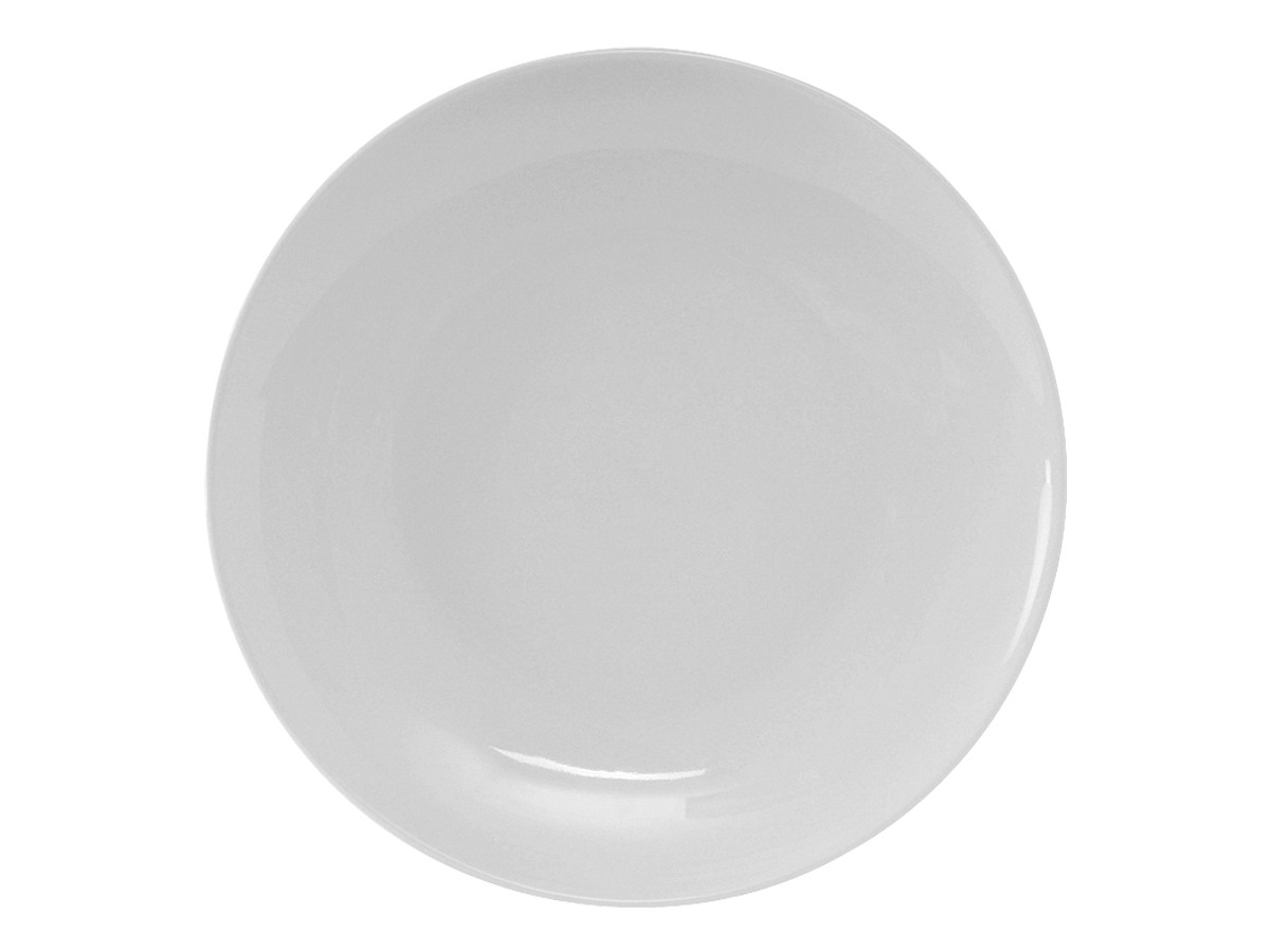 Florence Plate 10.25 IN China Porcelain White Round Coupe Fully Vitrified 12/Case
