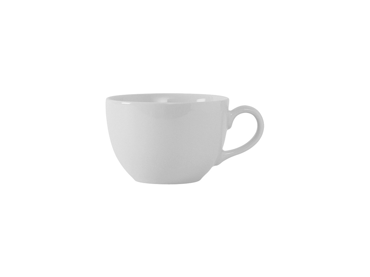 Florence Coffee Cup 10 OZ China Porcelain White Round Low Fully Vitrified 36/Case