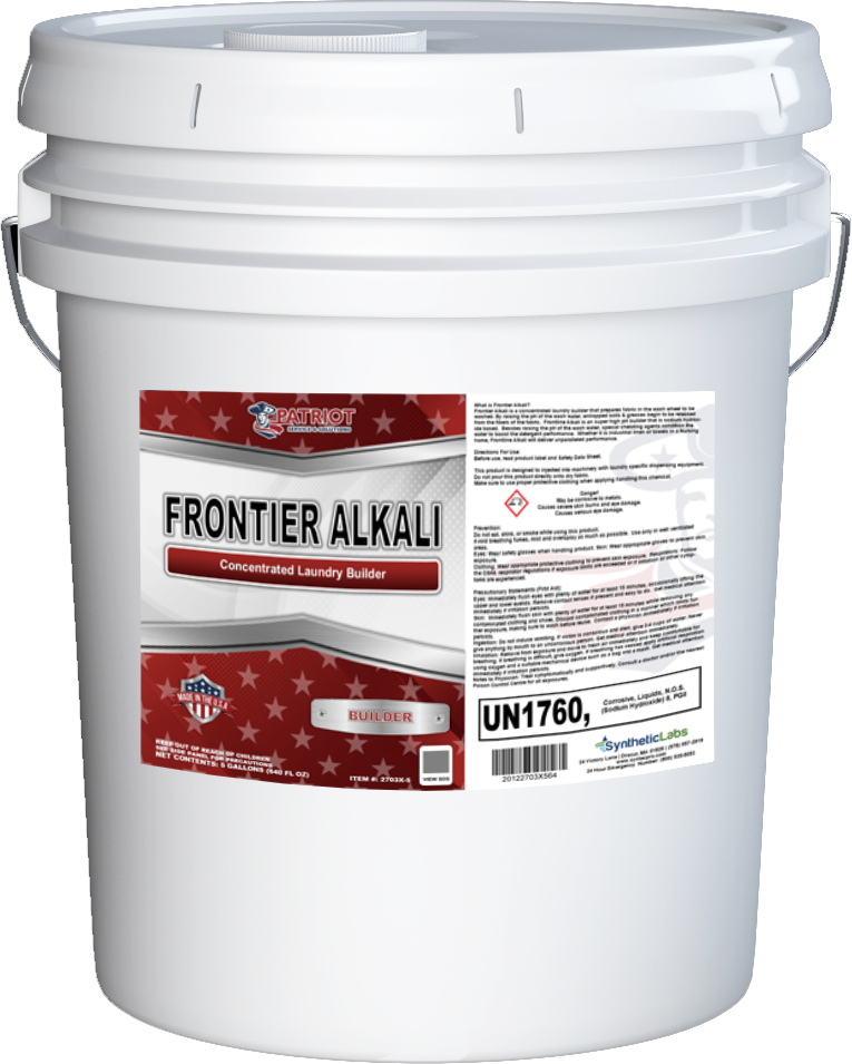 Patriot® Alkali Laundry Stain Remover 5 GAL 1/Each