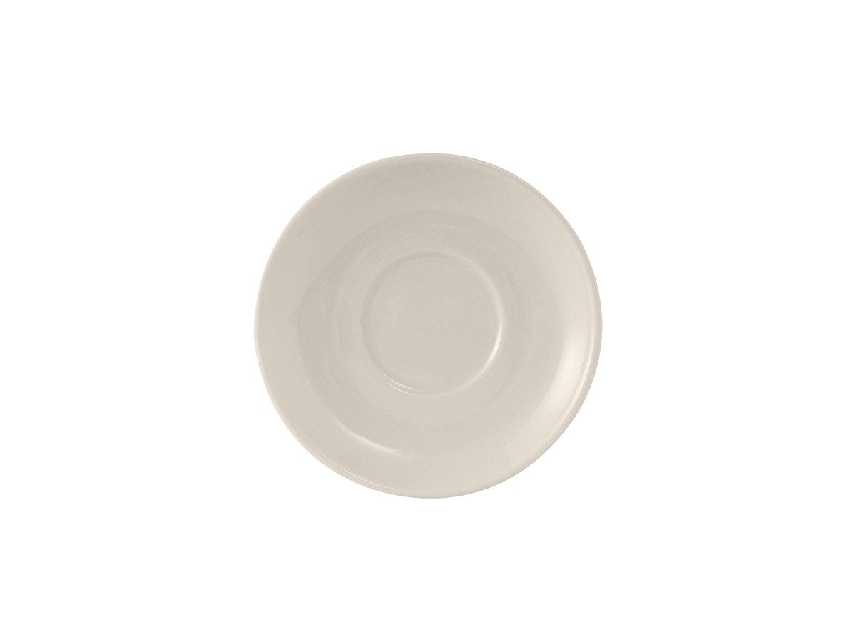 Reno Demitasse/Espresso Saucer 4.625 IN China Eggshell Round Rolled Edge Fully Vitrified 12/Case