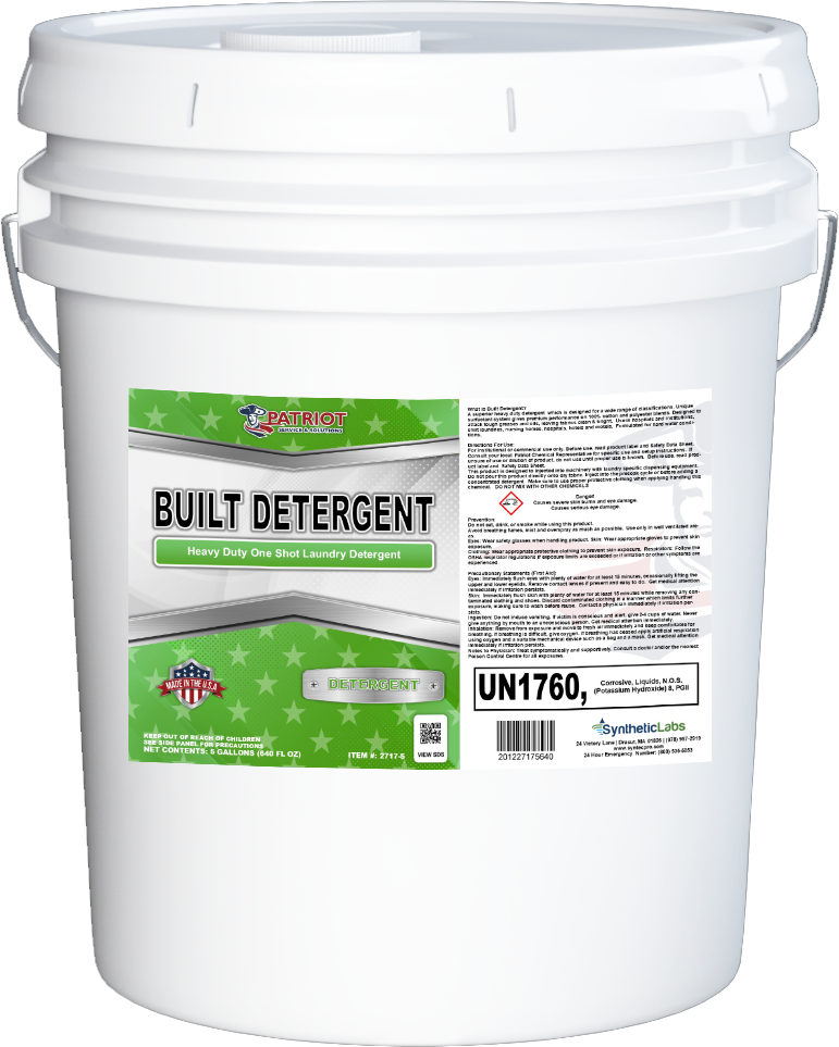 Patriot® Built Laundry Detergent 5 GAL 1/Each