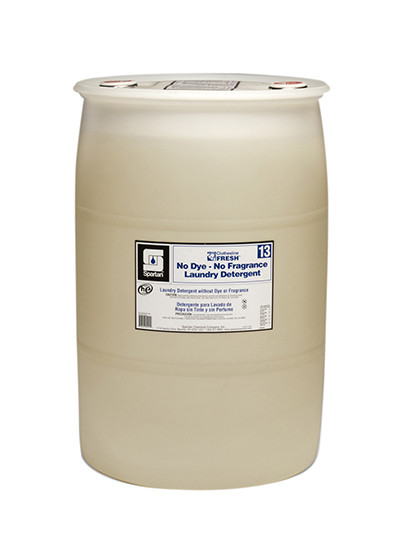 Clothesline Fresh® 13 Unscented Laundry Detergent 55 GAL Neutral Liquid No Dye 1/Drum