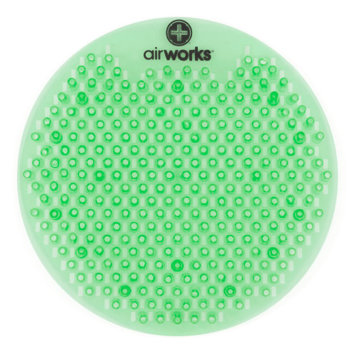 AirWorks® Urinal Screen Fresh Garden Green Anti-Splash 10/Box
