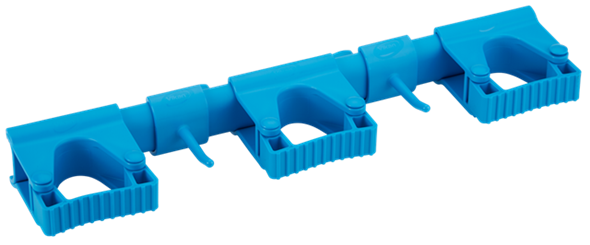 Vikan® Wall Bracket System Blue PP Rubber Polyamide Hygienic Grip Band Module For 4-6 Tools 1/Each