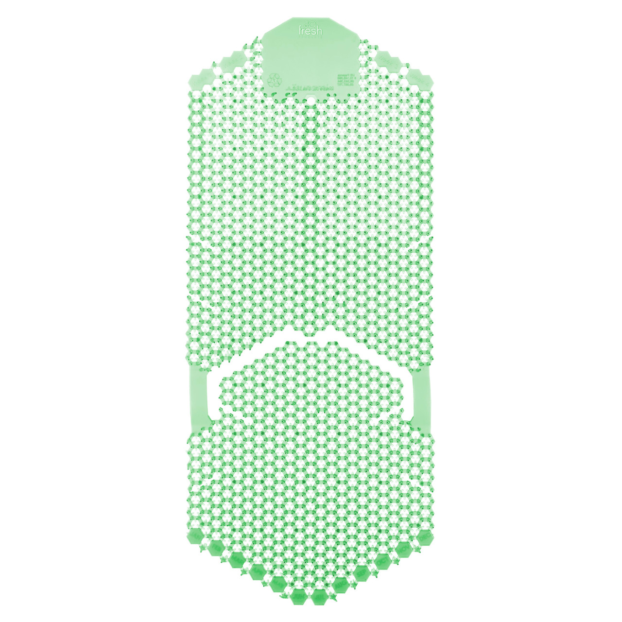 Tsunami Urinal Screen Cucumber Melon Green EVA 15.5X6.5X0.875 IN 6/Case