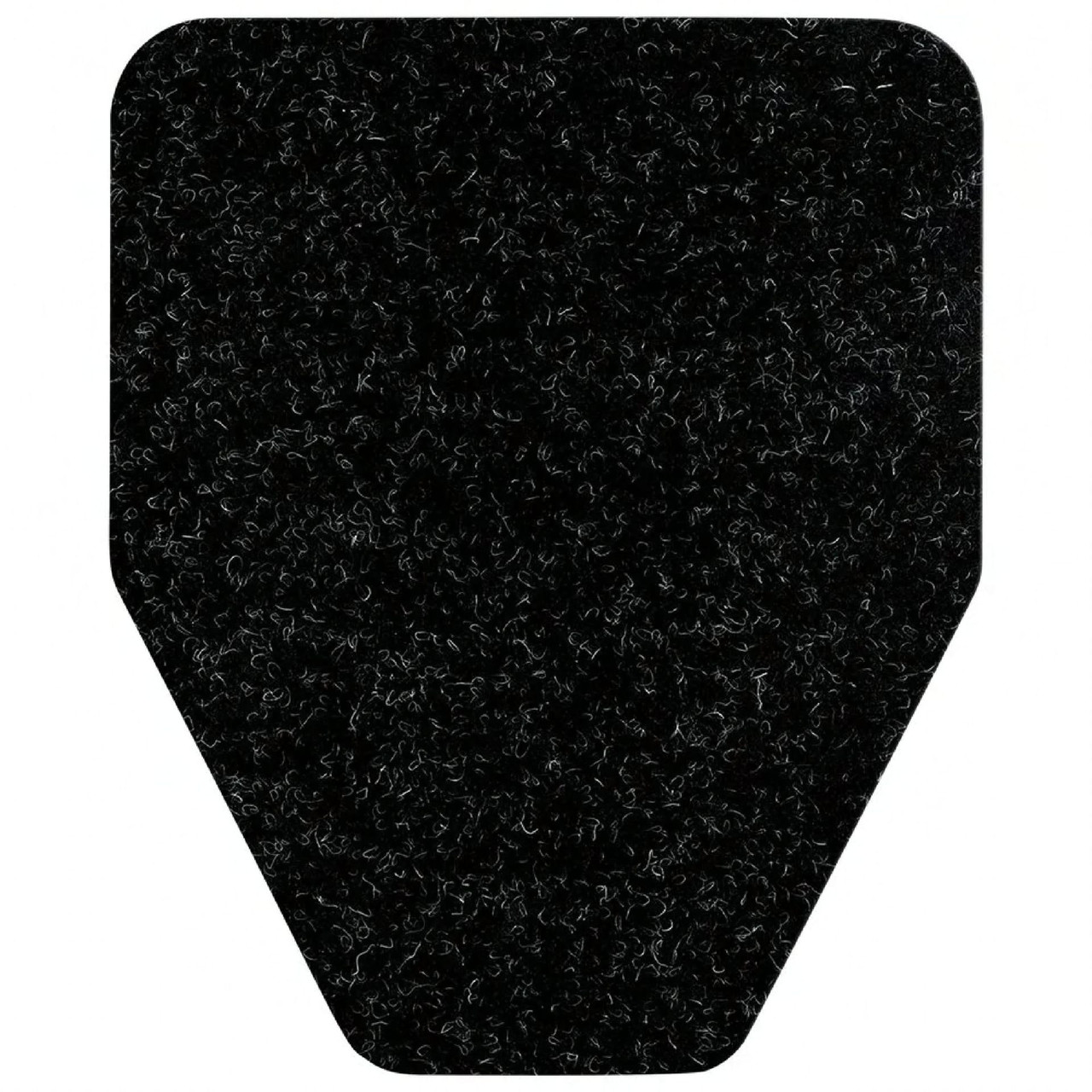 WizKid Urinal Mat Black PET Rubber Antimicrobial No Logo 72/Case