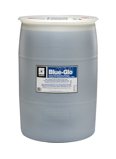 Blue-Glo Fresh Scent Manual Dish Detergent 55 GAL Neutral Liquid 0.25 oz./gal. 1/Drum