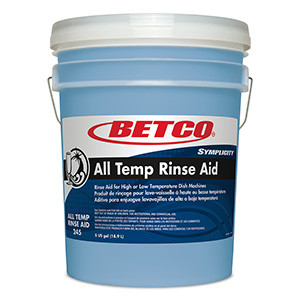 Symplicity™ Rinse Aid 5 GAL All Temperature Liquid Concentrate 1/Pail
