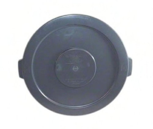 Lid 32 GAL Gray Round 6/Pack