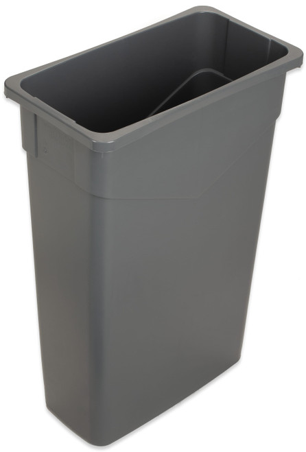 Carlisle Foodservice Products® Trash Can 23 GAL Gray LLDPE 1/Each