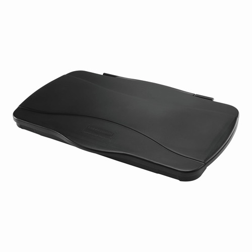 Slim Jim® Hinged Lid 21.88X13.5X1.25 IN Black Resin Slim 1/Each
