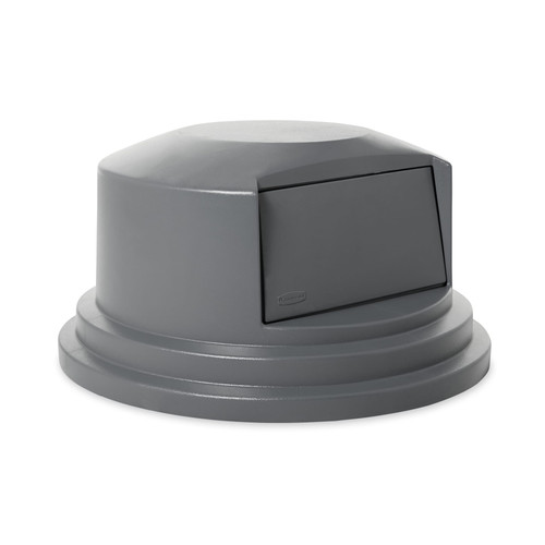 Brute® Dome Lid 27.5X27.5X15.5 IN Gray Resin Vented 1/Each