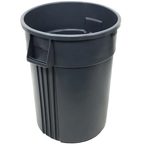 Impact® Gator® Plus Trash Can 44 GAL Gray Round 4 Count/Case