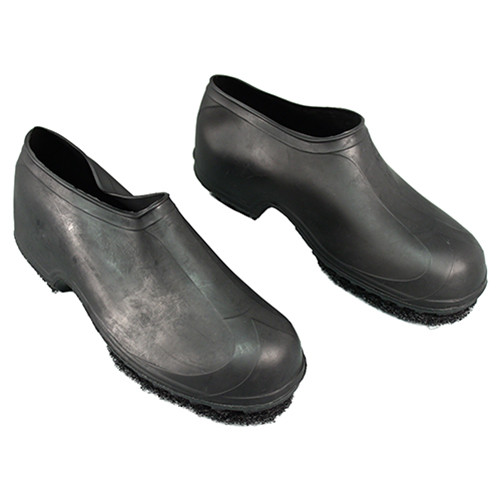 Impact® Stripping Boot Medium (MED) Black Soft Rubber Non-Skid Waterproof 1/Pack