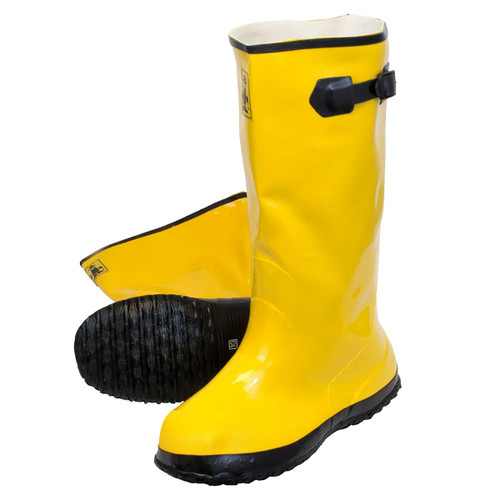 Toe Boot Size 11 Yellow Black Plain Toe 1/Pair