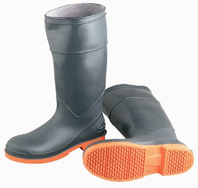 Boot 12 15 IN Gray Orange Chemical Resistant Steel Toe 1/Pair
