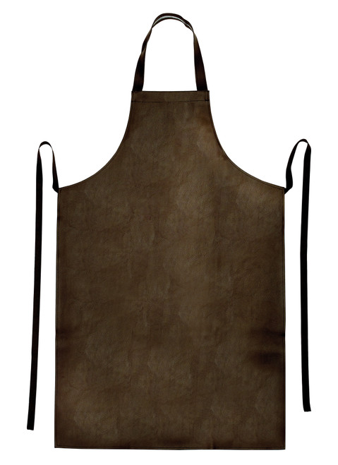 Dishwashing Apron 27.5X40 IN Brown Heavyweight Vinyl Reusable Bib 1/Each