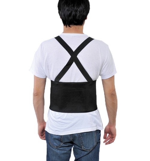 Tuff Grip Back Support Belt Large (LG) Black Economy Flexible Adjustable 1 Count/Bag 24 Box/Case