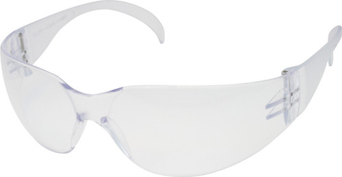 Glasses Plastic With Clear Wraparound Frame Clear Lens 1/Each