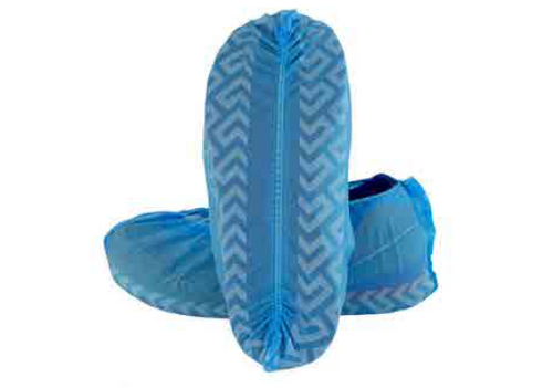 Safety Zone® Shoe Cover XXL Size 15-18 Blue PP Disposable With Tread Machine Made Elastic 300/Case
