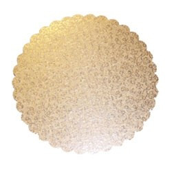 Cake Circle 16 IN Corrugated Cardboard Gold Double Wall 25/Case