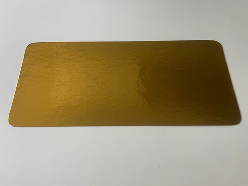Cake Board 7.38X21.25 IN Paperboard Gold 75/Case
