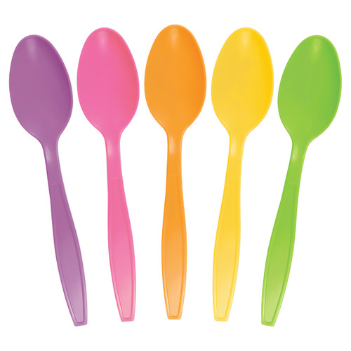 Teaspoon PS Multicolor Heavy Duty 1000/Case