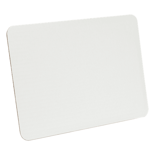 1/4 Sheet Cake Pad Corrugated Cardboard White Single Wall Coated Grease Resistant 100/Case