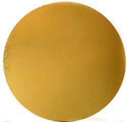 Cake Board 6.313 IN Paperboard Gold 200/Case