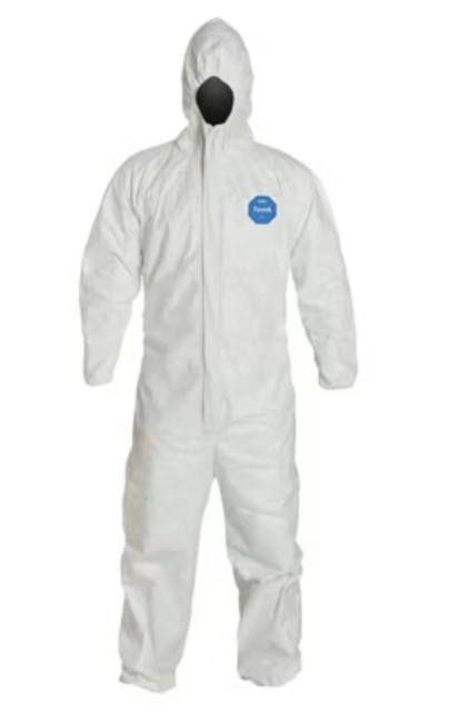 Tyvek® Coveralls XXXL White Deluxe 5/Pack