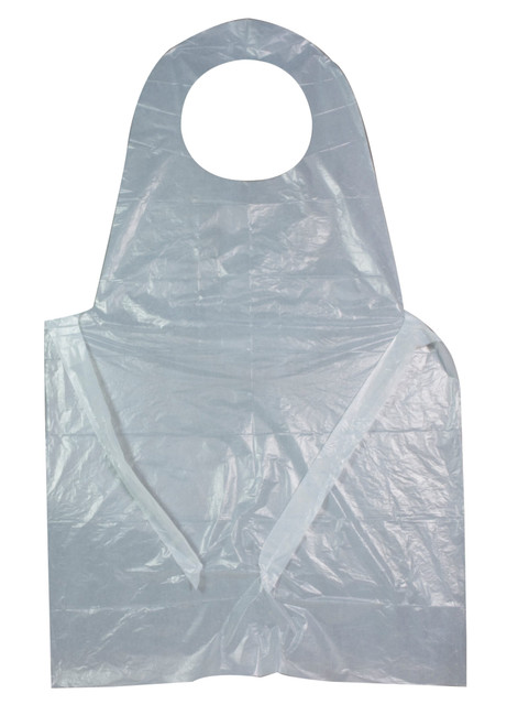 Apron 28X46 IN 1.5MIL PP 100 Count/Pack 5 Packs/Case 500 Count/Case