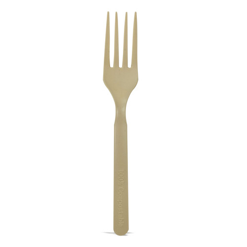 Fork 6 IN CPLA Bamboo Heat Proof 50 Count/Pack 20 Packs/Case 1000 Count/Case