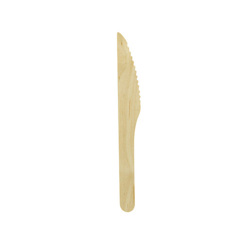 Knife 6.5 IN Wood Natural 100 Count/Pack 20 Packs/Case 2000 Count/Case