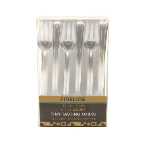 Fork 4 IN Plastic Clear 960/Case