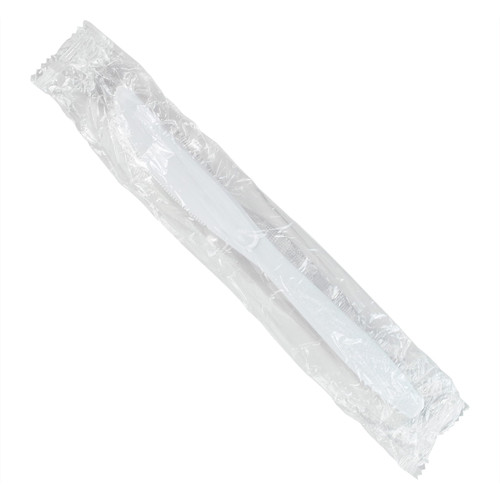 Knife PS White Extra Heavy Duty Individually Wrapped 1000/Case