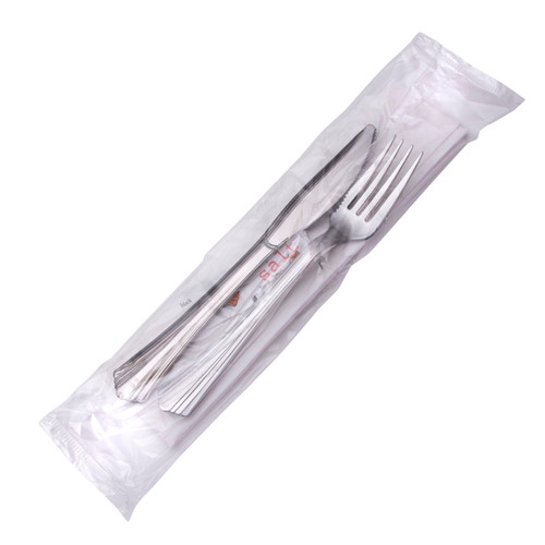 Reflections 5PC Cutlery Kit With 2PLY 15X13 Napkin,Fork,Knife,Salt & Pepper 125/Case