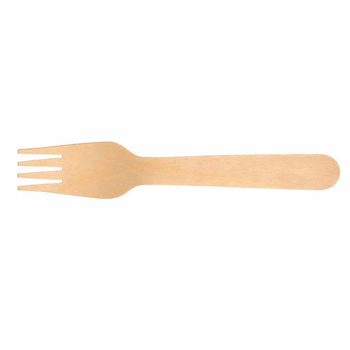 Fork 6.1 IN Wood Natural 50 Count/Pack 20 Packs/Case 1000 Count/Case
