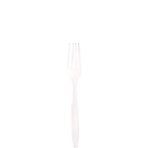Solo® Guildware® Fork 7.1 IN PS Clear Extra Heavy 1000 Count/Bag 1 Bags/Case 1000 Count/Case