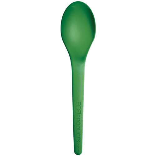 Plantware® Spoon 6 IN PLA Green High Heat 1000/Case