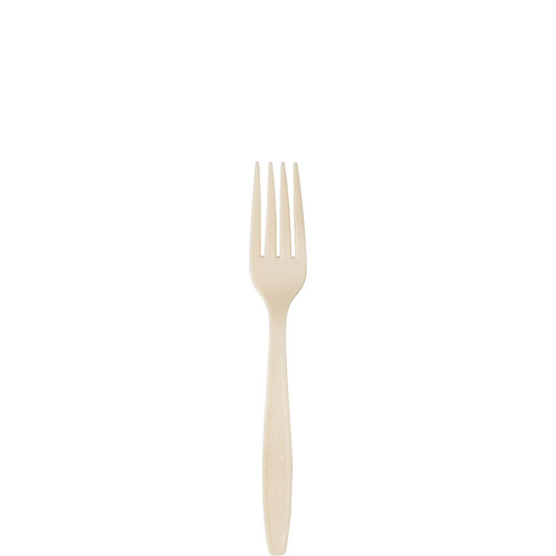 Solo® Guildware® Fork 7.1 IN PS Champagne Heavy Duty 100 Count/Pack 10 Packs/Case 1000 Count/Case