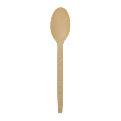 PrimeWare® Spoon 7 IN PSM Natural 50 Count/Pack 20 Packs/Case 1000 Count/Case